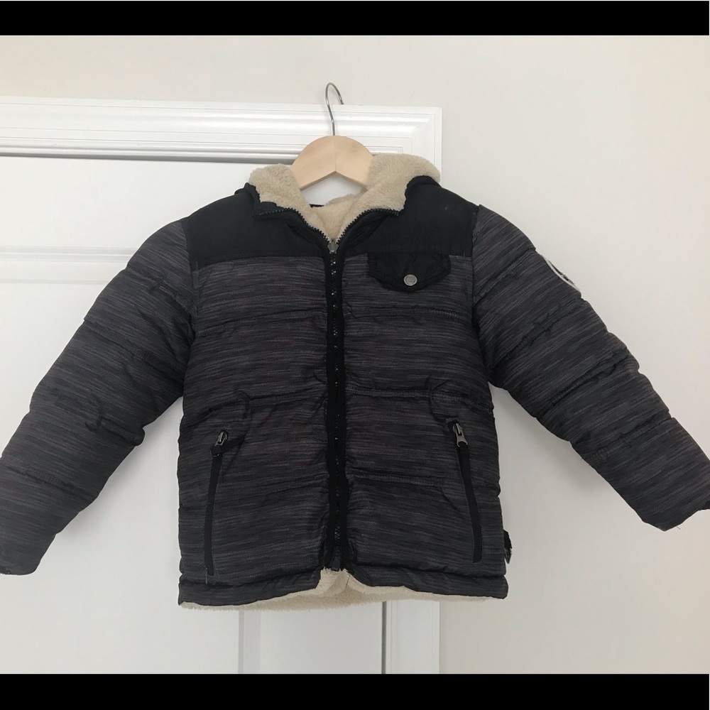 Weatherproof Kids Size 5/6 Reversible Puffer Coat
